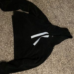 Black cropped Gymshark sweater